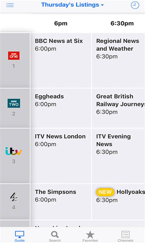 tvguide listings tonight